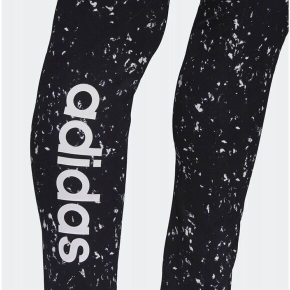 Brand New Adidas x HYKE Tokyo Black & White Marble Splattered Performance Leggin - Picture 7 of 9